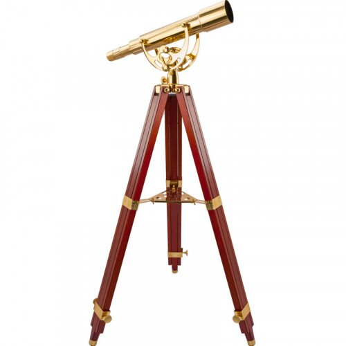 Barska 15-45x50mm Anchormaster Classic Brass Spyscope w/ Mahogany Tripod