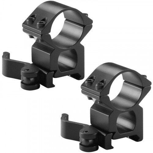 Barska 1" High Weaver Style See Through Quick Release Ring