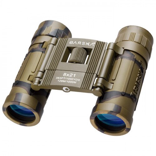 Barska 8x21mm Lucid View Compact Binoculars - Camo