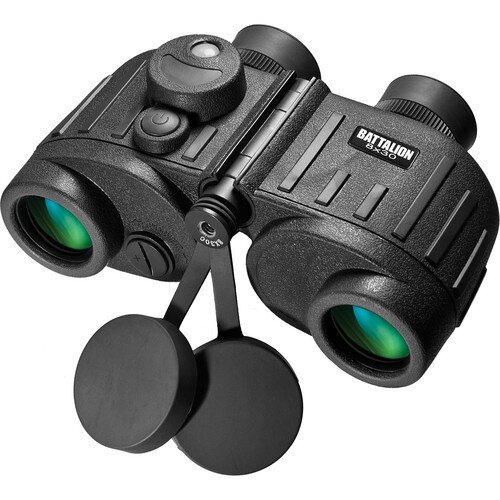 Barska 8x30mm WP Battalion Range Finding Reticle Illuminated Compass Binoculars