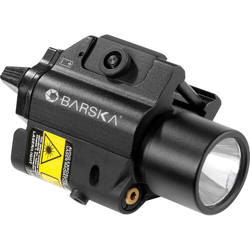 Barska Green Laser with 200 Lumen Flashlight