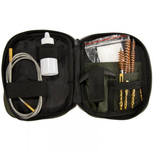 Barska Rifle Cleaning Kit w/ Flexible Rod and Pouch