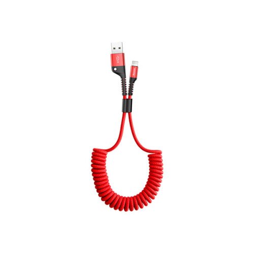 Baseus Fish Eye USB-C Spring Cable 2A 3.3 ft - Red