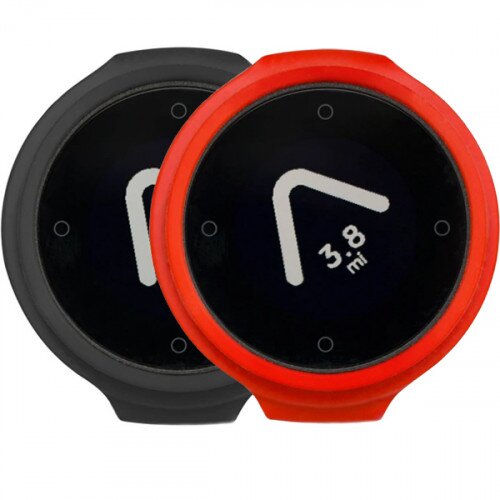 Beeline Velo Smart Waterproof and Wireless GPS for Bicycle Colour Pack - Grey/Red