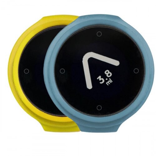 Beeline Velo Smart Waterproof and Wireless GPS for Bicycle Colour Pack - Yellow/Blue