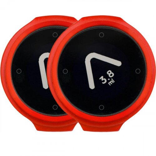 Beeline Velo Smart Waterproof and Wireless GPS for Bicycle Colour Pack - Red/Red