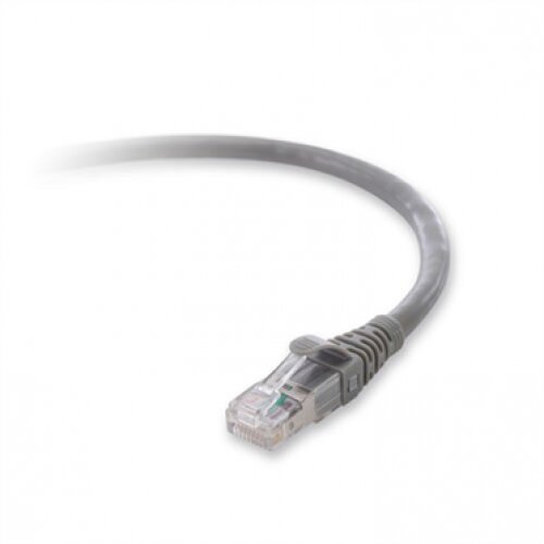 Belkin 10G CAT6a Snagless Patch Cord - Gray - 10.0 - Feet