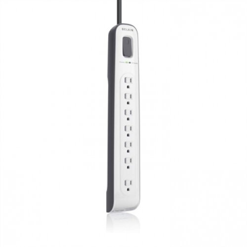 Belkin 7-Outlet Surge Protector with 12 ft Power Cord with Telephone Protection
