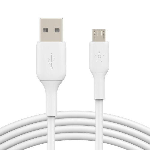 Belkin BOOST CHARGE 1m / 3.3ft USB-A to Micro-USB Cable - White