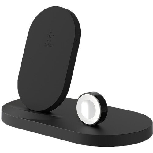 Belkin BOOST UP Wireless Charging Dock for iPhone + Apple Watch + USB-A port - Black
