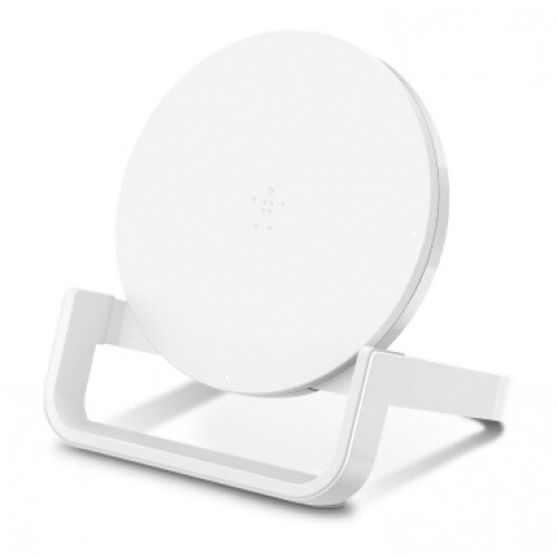 Belkin BOOST UP Wireless Charging Stand 10W for Apple, Samsung, LG and Sony - Snowcap White