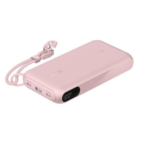 Belkin BoostCharge Power Bank with Display - 20K - Pink