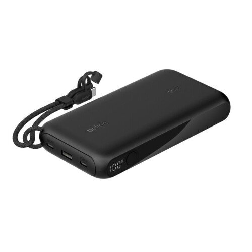 Belkin BoostCharge Power Bank with Display - 20K - Black