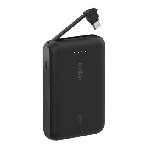 Belkin BoostCharge Power Bank with Integrated Cable