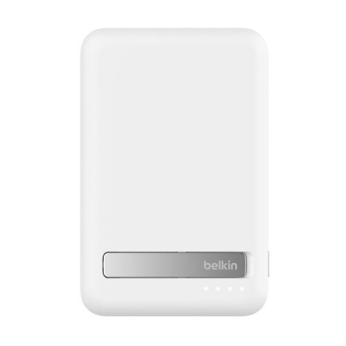 Belkin BoostCharge Pro Magnetic Power Bank with Qi2 15W - 5K - White - 3
