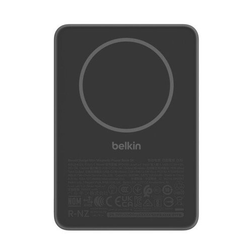 Belkin BoostCharge Slim Magnetic Power Bank 5K - Black