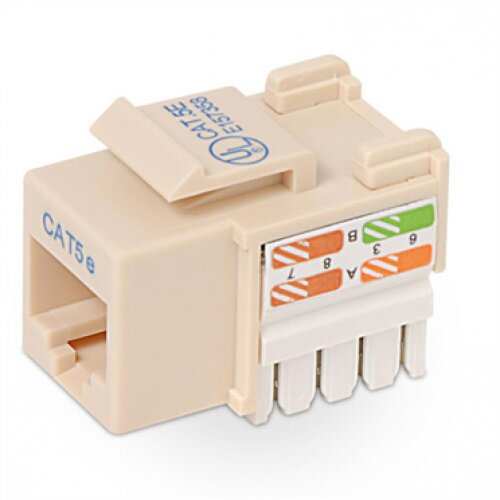 Belkin CAT5e Modular Keystone Jack (Pack of 25) - Ivory