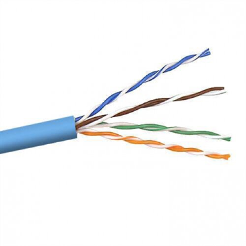 Belkin CAT5e Solid Bulk Cable - Blue - 500.0 - Feet