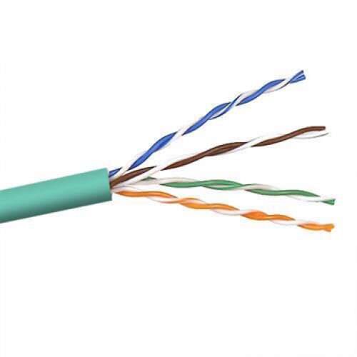 Belkin CAT5e Solid Bulk Cable - Green - 1000.0 - Feet
