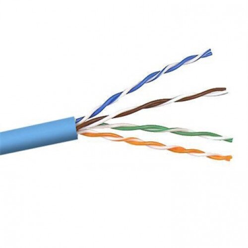 Belkin CAT5e Solid Bulk Cable Plenum - Blue - 500.0 - Feet