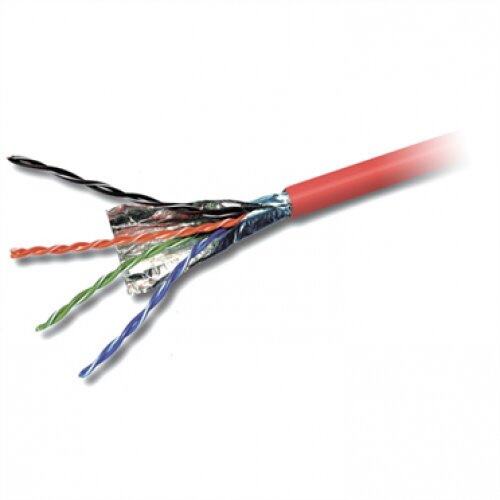 Belkin CAT5e Stranded Bulk Cable Shielded - Red