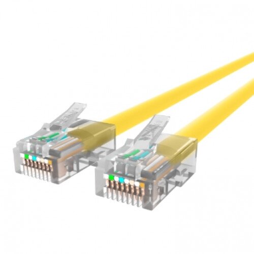 Belkin CAT6 Ethernet Patch Cable, RJ45, M/M - Yellow - 9.0 - Feet