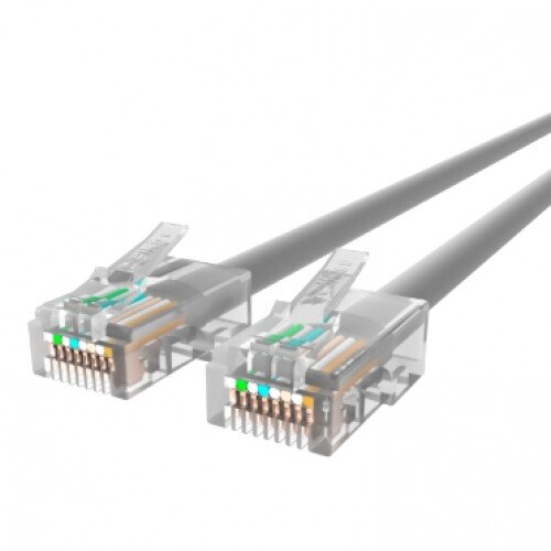 Belkin CAT6 Ethernet Patch Cable, RJ45, M/M - Gray - 20.0 - Feet