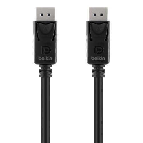 Belkin Display Port 1.2 Cable with Latches, M/M, 4k - 10.0 - Feet