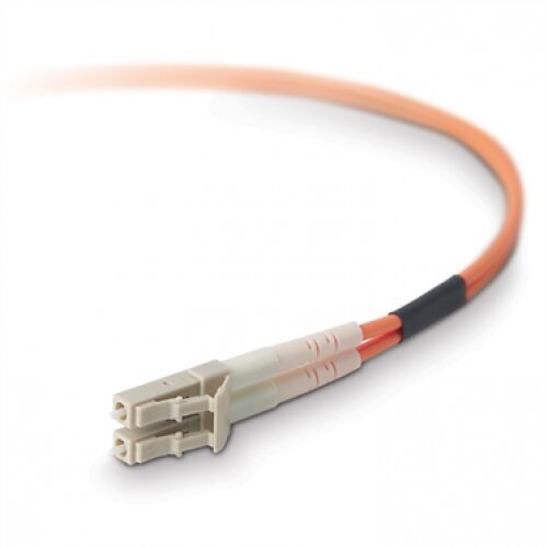 Belkin Fiber Optic Cable; Multimode LC/LC Duplex MMF, 62.5/125 - 15.0 - Meters