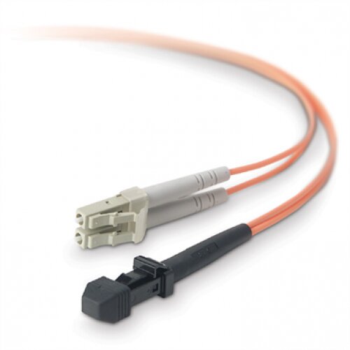 Belkin Fiber Optic Cable; Multimode LC/MTRJ Duplex MMF, 62.5/125 - 3.0 - Meters