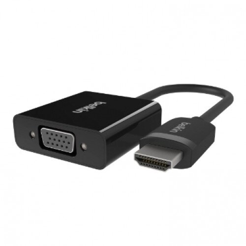 Belkin HDMI to VGA + 3.5mm Audio Adapter, M/F, 1080p