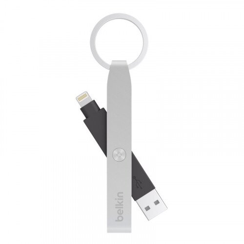 Belkin MIXIT Lightning to USB Keychain - Silver