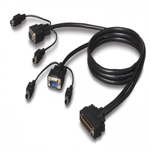 Belkin OmniView Dual-Port Cable VGA & PS/2 - 25.0 - Feet