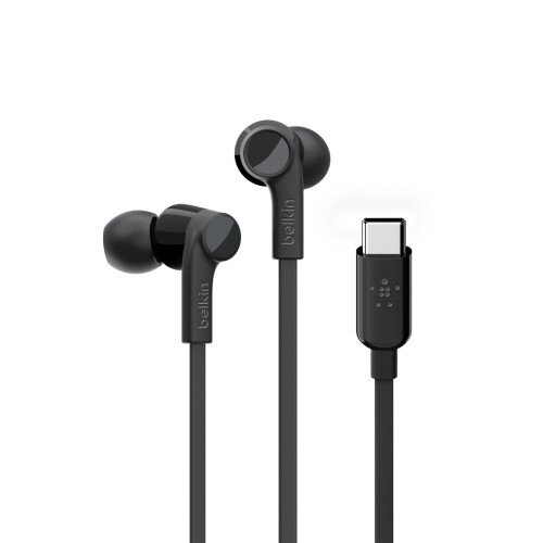 Belkin SoundForm Wired Earbuds with USB-C Connector - Black