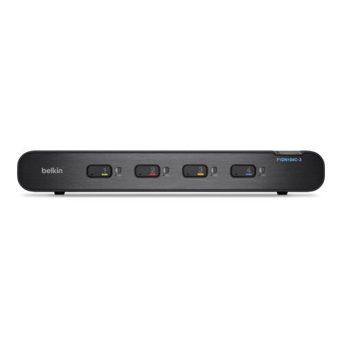 Belkin Secure DVI-I KVM Switch 4-Port with CAC