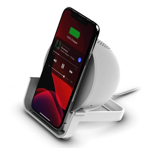 Belkin SoundForm Charge Bluetooth Speaker + 10W Wireless Charger - White