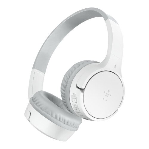 Belkin SOUNDFORM Mini Wireless On-Ear Headphones for Kids - White