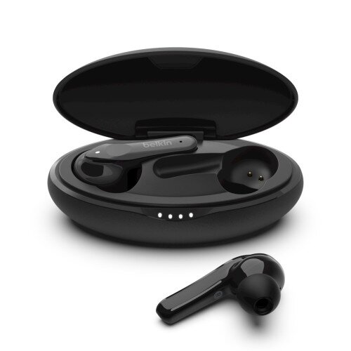 Belkin SOUNDFORM Move Plus True Wireless Earbuds - Wireless Charging Case