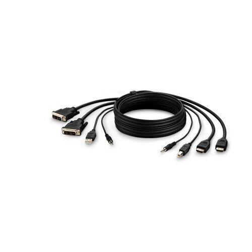 Belkin TAA 2 DVI to HDMI/USB/AUD CBL VD MM USB A/B - 6.0 - Feet