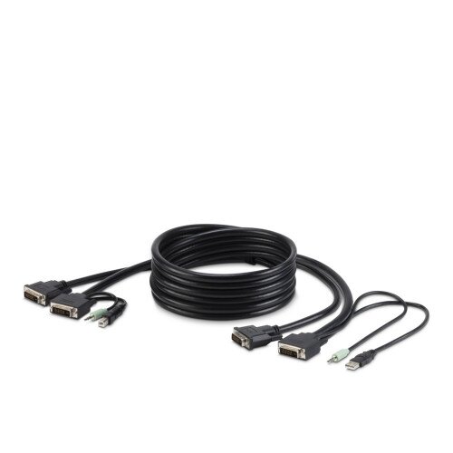 Belkin TAA 2 DVI/USB/AUD SKVM CBL DVI-D M/M USB A/B - 10.0 - Feet