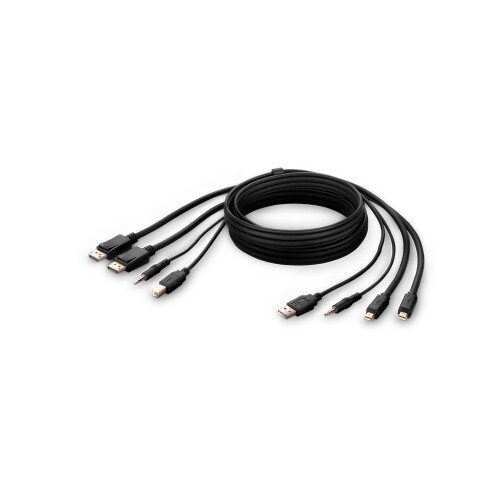 Belkin TAA 2 MDP to DP/USB/AUD CBL VID M/M USB A/B - 6.0 - Feet