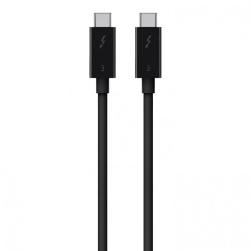 Belkin Thunderbolt 3 Cable, Bag & Label For Business (USB-C to USB-C) (100W, 1.6ft/0.5m)