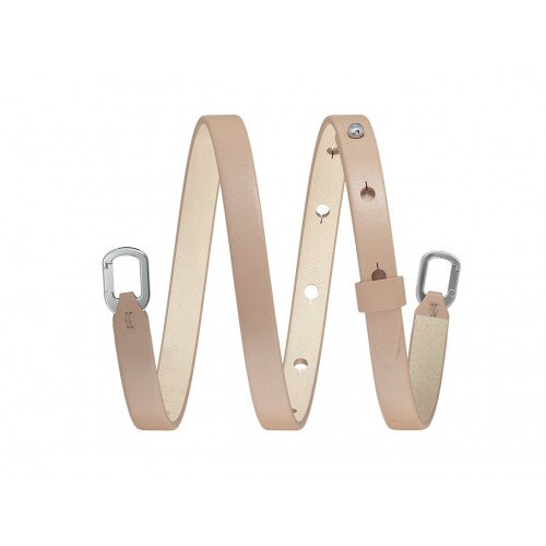 Bellabeat Leather Bracelet - Nude - Small/Medium - Silver