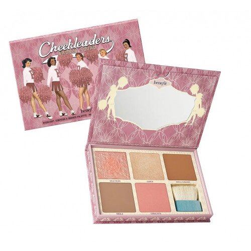 Benefit Cosmetics Cheekleaders Bronze Squad Cheek Palette Highlight, Contour & Bronze Palette