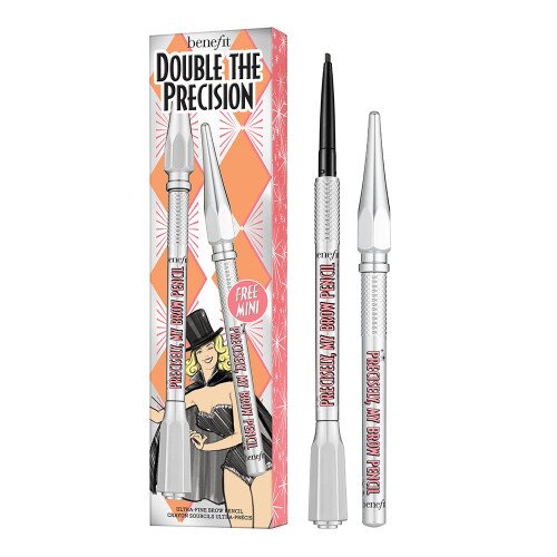 Benefit Cosmetics Double the Precision Brow Pencil Duo - 6 Cool Soft Black