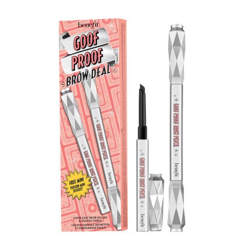 Benefit Cosmetics Goof Proof Brow Deal Super Easy Brow Filling & Shaping Pencil Duo - Cool Soft Black