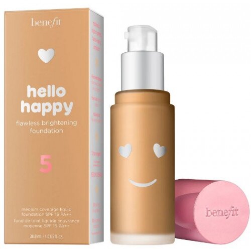 Benefit Cosmetics Hello Happy Flawless Brightening Foundation - Full - 5 Medium Neutral Warm