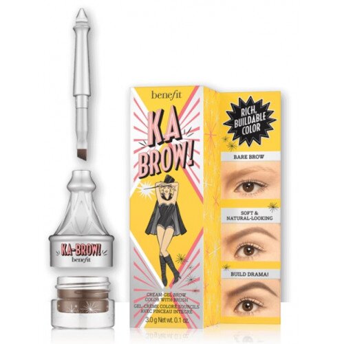 Benefit Cosmetics Ka-BROW! Eyebrow Cream-Gel Color with Brush - 4.5 Neutral Deep Brown