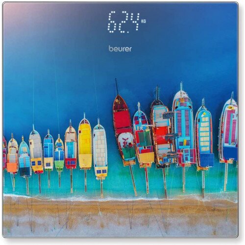 Beurer GS 215 Glass Bathroom Scale - Boats
