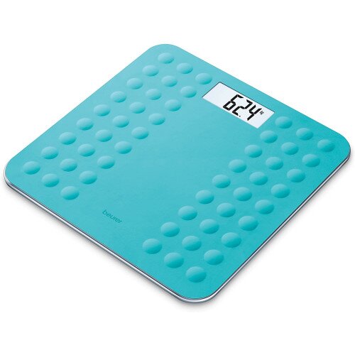 Beurer GS 300 Glass Bathroom Scale - Turquoise